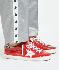 Golden Goose Baskets Superstar Cuir Rouge Zèbre -Golden Goose-boutique golde look20211123 128