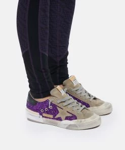 Golden Goose Baskets Superstar Cuir Glitter Violet -Golden Goose-boutique golde look20211201 179