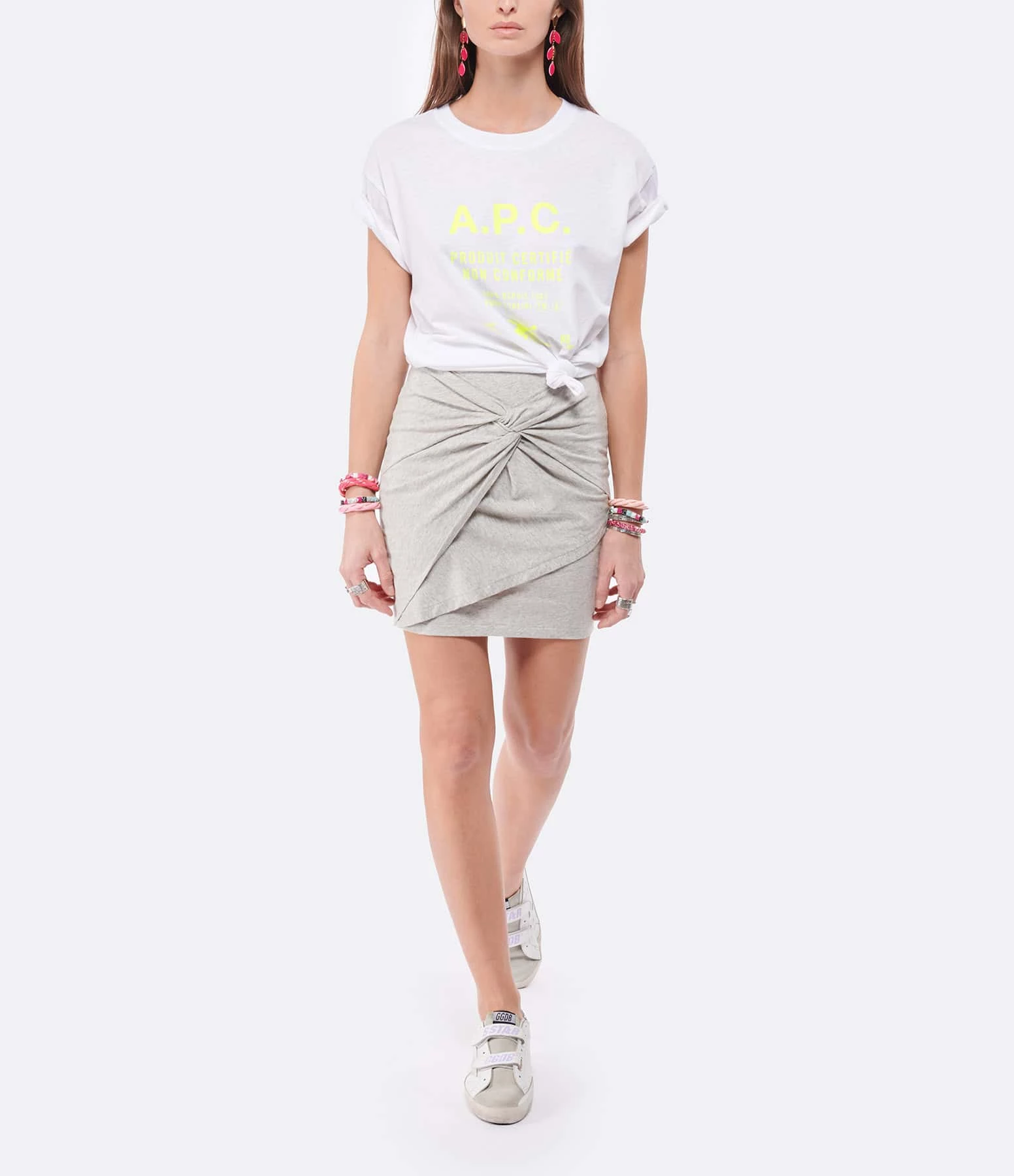 Golden Goose Baskets Old School Glitter Cuir Blanc 8 Golden Goose Baskets Old School Glitter Cuir Blanc – Image 6