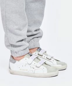 Golden Goose Baskets Old School Glitter Cuir Blanc 12 Golden Goose Baskets Old School Glitter Cuir Blanc -Golden Goose-boutique golde look20220111 110