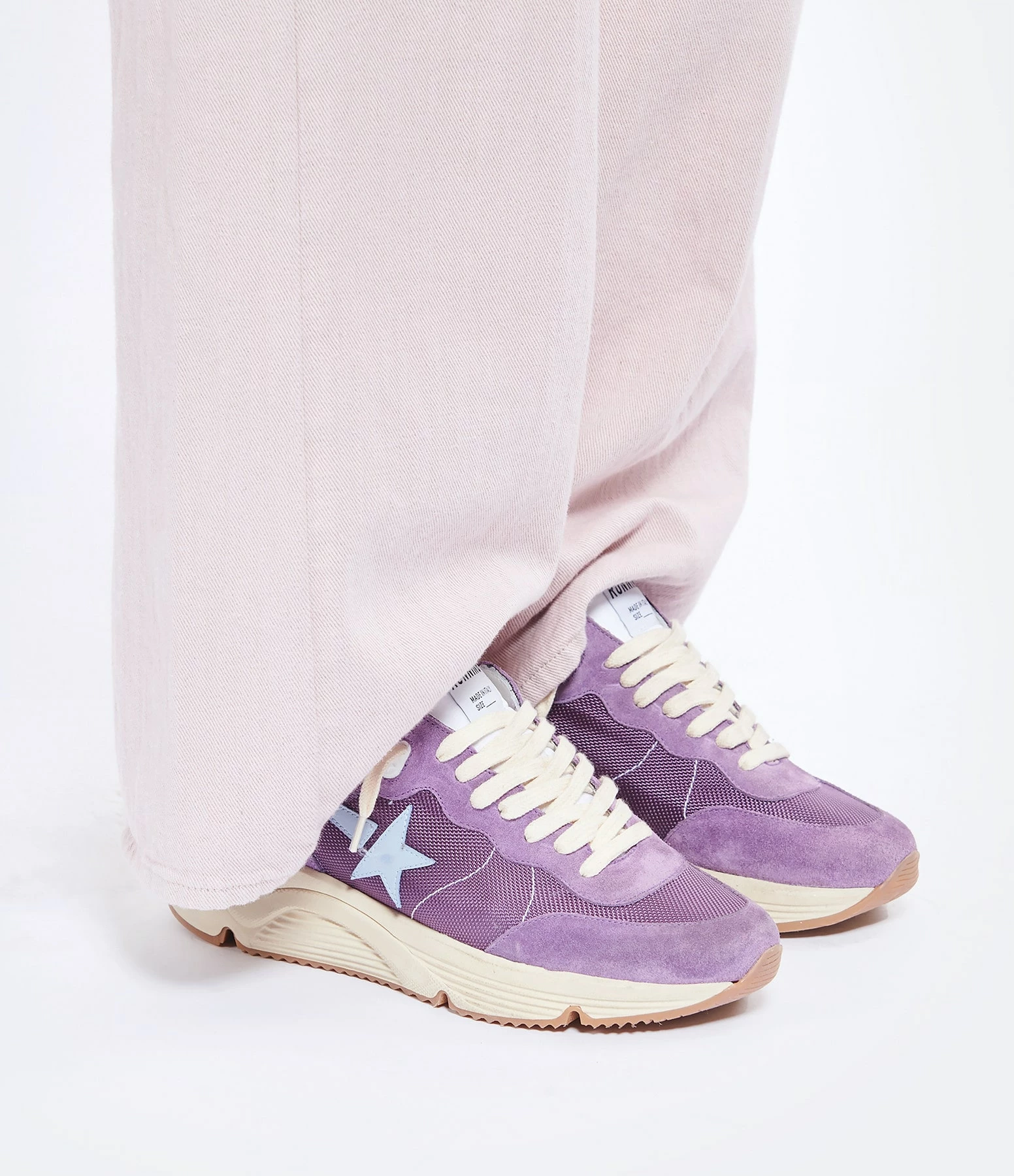 Golden Goose Baskets Running Cuir Suédé Violet 7 Golden Goose Baskets Running Cuir Suédé Violet – Image 5