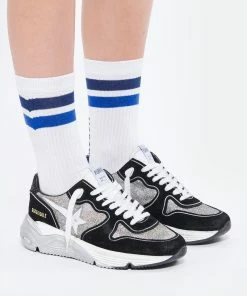 Golden Goose Baskets Running Cuir Noir Argenté 14 Golden Goose Baskets Running Cuir Noir Argenté -Golden Goose-boutique golde look20220113 195