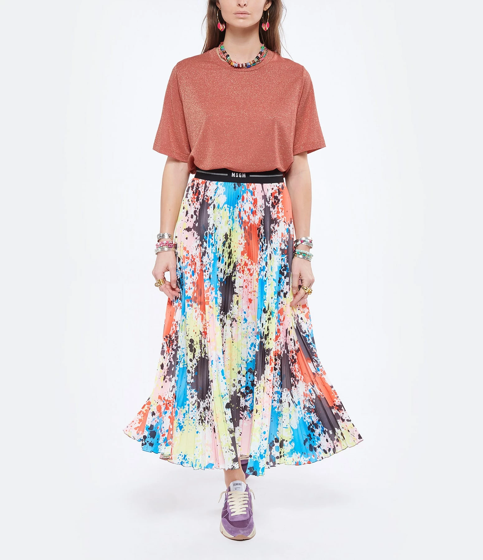 Golden Goose Baskets Running Cuir Suédé Violet 10 Golden Goose Baskets Running Cuir Suédé Violet – Image 8