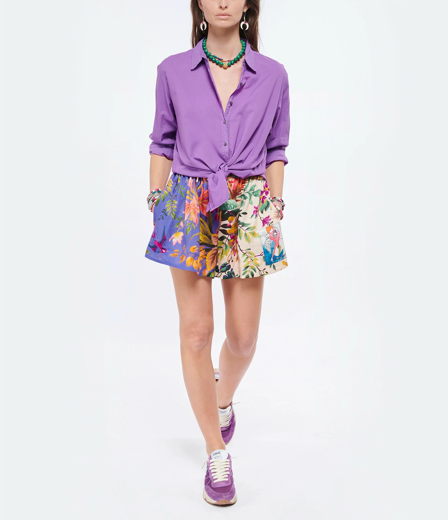 Golden Goose Baskets Running Cuir Suédé Violet 12 Golden Goose Baskets Running Cuir Suédé Violet – Image 10