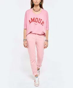 Golden Goose Baskets Ball Star Cuir Blanc Rose -Golden Goose-boutique golde look20220222 220