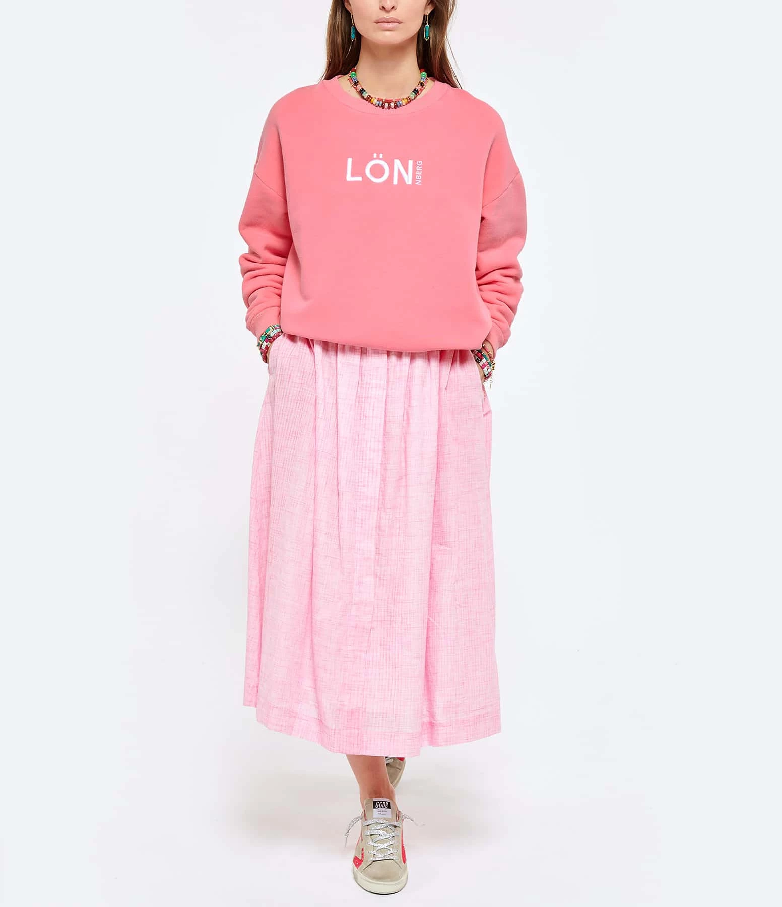 Golden Goose Baskets Superstar Cuir Suédé Glitter Rose, Exclusivité Lulli 8 Golden Goose Baskets Superstar Cuir Suédé Glitter Rose, Exclusivité Lulli – Image 6