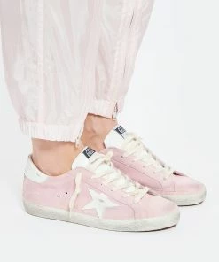 Golden Goose Baskets Superstar Cuir Suédé Rose -Golden Goose-boutique golde look20220316 172