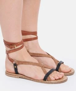 Golden Goose Sandales Grace Cuir Marron Noir 13 Golden Goose Sandales Grace Cuir Marron Noir -Golden Goose-boutique golde look20220316 259