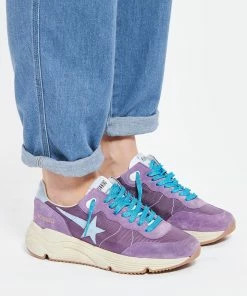 Golden Goose Baskets Running Cuir Suédé Violet 19 Golden Goose Baskets Running Cuir Suédé Violet -Golden Goose-boutique golde look20220316 56