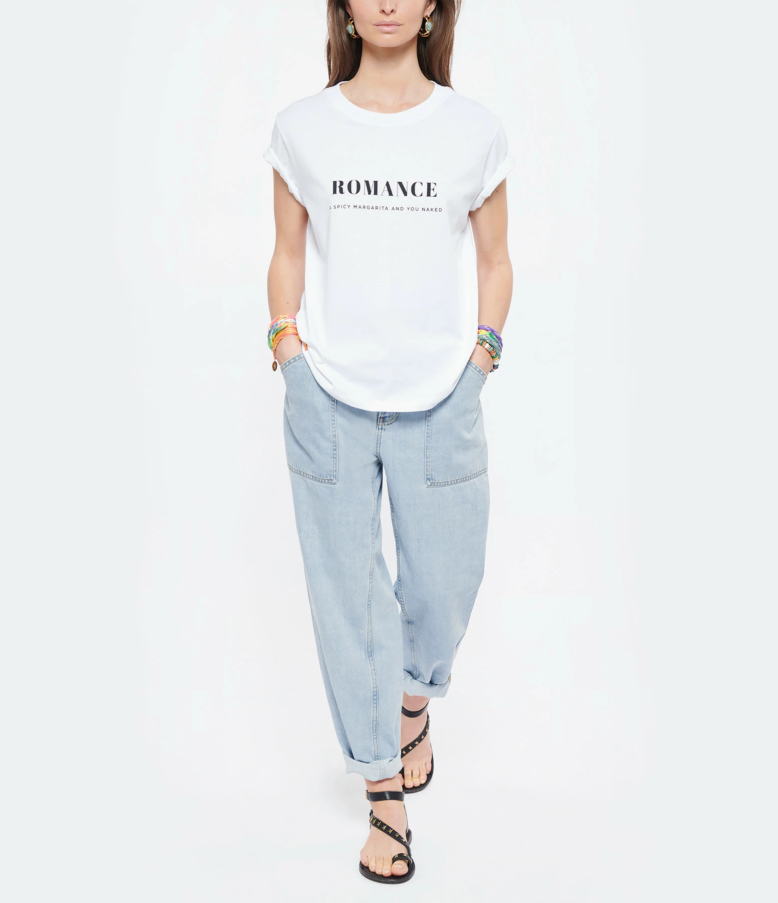 Golden Goose Sandales Janis Cuir Clous Noir 8 Golden Goose Sandales Janis Cuir Clous Noir – Image 6