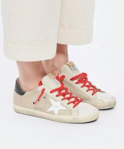 Golden Goose Baskets Superstar Maille Beige -Golden Goose-boutique golde look20220323 252
