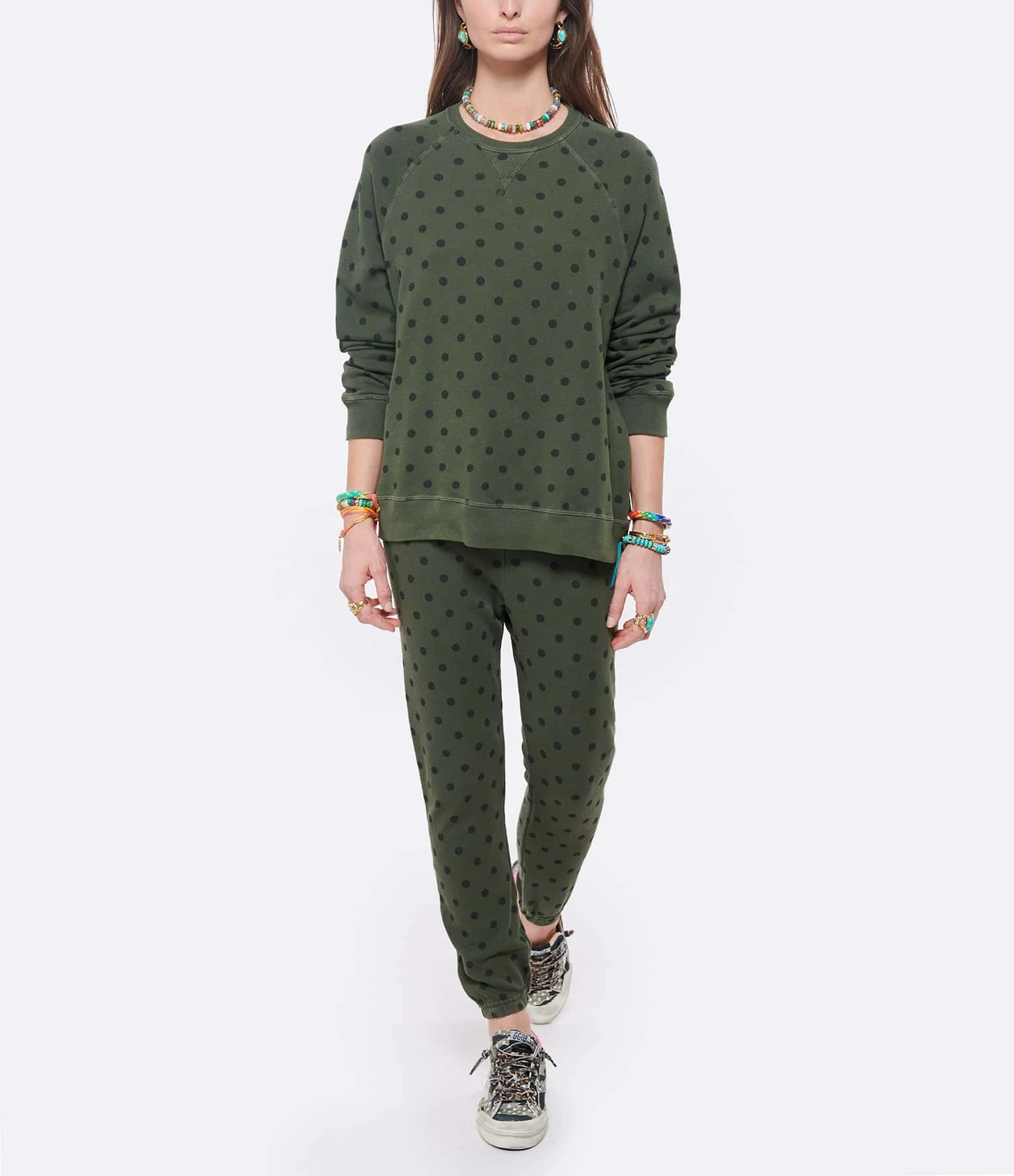 Golden Goose Baskets Superstar Vert Militaire Rose 9 Golden Goose Baskets Superstar Vert Militaire Rose – Image 7