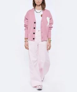 Golden Goose Baskets Running Dad Cuir Suédé Rose -Golden Goose-boutique golde look20220406 186