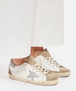 Golden Goose Baskets Superstar Cuir Blanc Gris -Golden Goose-boutique golde look20220518 249