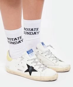 Golden Goose Baskets Superstar Cuir Blanc Jaune Croco -Golden Goose-boutique golde look20220518 87