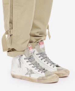 Golden Goose Baskets Francy Glitter Cuir Blanc Taupe 13 Golden Goose Baskets Francy Glitter Cuir Blanc Taupe -Golden Goose-boutique golde look20220629 36