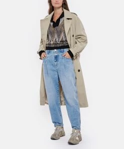 Golden Goose Baskets Running Dad Cuir Taupe -Golden Goose-boutique golde look20220706 356