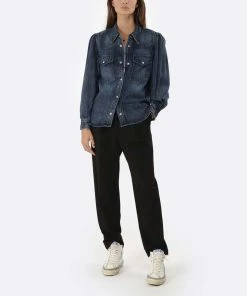 Golden Goose Baskets Slide Cuir Blanc Noir -Golden Goose-boutique golde look20220718 563