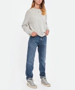 Golden Goose Baskets Slide Cuir Gris -Golden Goose-boutique golde look20220720 202