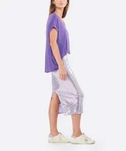 Golden Goose Baskets Superstar Cuir Blanc Platinum Lilas -Golden Goose-boutique golde look20220726 611