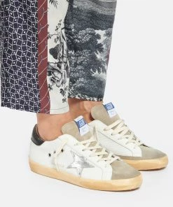 Golden Goose Baskets Superstar Maille Blanc Taupe -Golden Goose-boutique golde look20220802 16