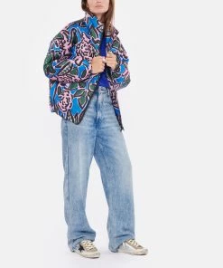 Golden Goose Baskets Superstar Cuir Argenté Taupe Bleu Cobalt -Golden Goose-boutique golde look20220906 397