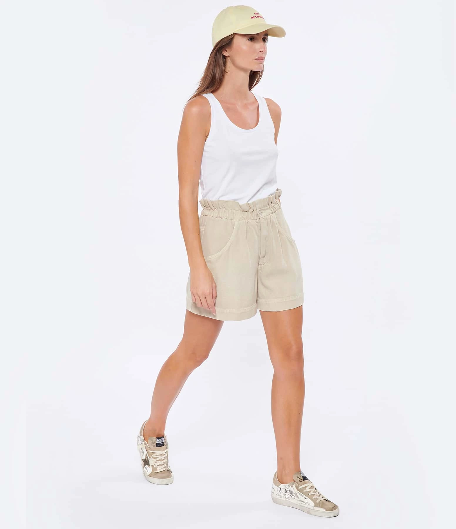 Golden Goose Baskets Superstar Sérigraphié Cuir Blanc Taupe 16 Golden Goose Baskets Superstar Sérigraphié Cuir Blanc Taupe – Image 14