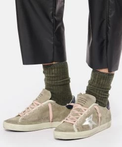 Golden Goose Baskets Superstar Cuir Taupe Argenté 12 Golden Goose Baskets Superstar Cuir Taupe Argenté -Golden Goose-boutique golde look20220907 105