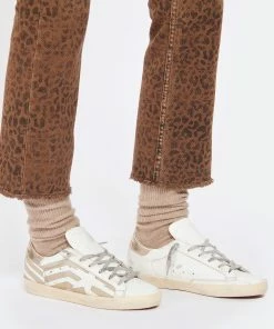 Golden Goose Baskets Superstar Drapeau Cuir Blanc Platinum -Golden Goose-boutique golde look20220907 573