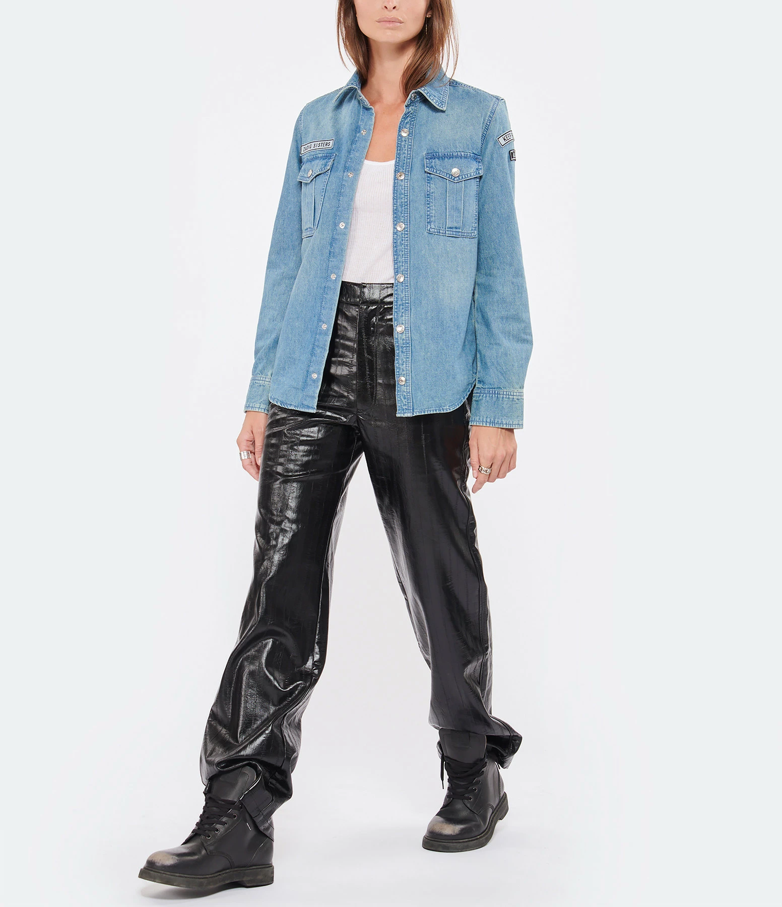 Golden Goose Bottines Ele Cuir Noir 8 Golden Goose Bottines Ele Cuir Noir – Image 6