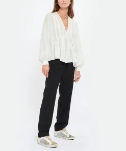 Golden Goose Baskets Superstar Cuir Glitter Argenté -Golden Goose-boutique golde look20220914 23
