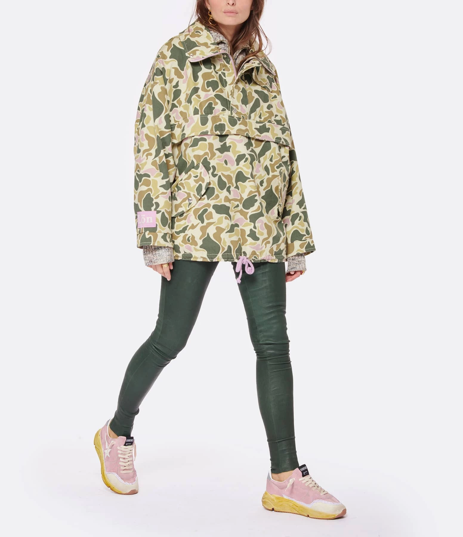 Golden Goose Baskets Running Sole Cuir Rose Blanc Argenté 8 Golden Goose Baskets Running Sole Cuir Rose Blanc Argenté – Image 6