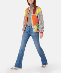 Golden Goose Baskets Superstar Cuir Glitter Argenté -Golden Goose-boutique golde look20221012 321