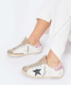 Golden Goose Baskets Superstar Cuir Blanc Noir Rose 14 Golden Goose Baskets Superstar Cuir Blanc Noir Rose -Golden Goose-boutique golde look20221019 265