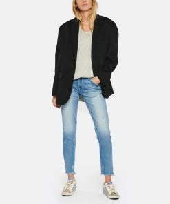 Golden Goose Baskets Superstar Cuir Glitter Argenté -Golden Goose-boutique golde look20221027 639