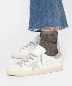 Golden Goose Baskets Superstar Drapeau Cuir Blanc Platinum -Golden Goose-boutique golde look20221102 335
