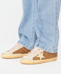 Golden Goose Baskets Superstar Cuir Léopard Marron Ivoire -Golden Goose-boutique golde look20221205 277