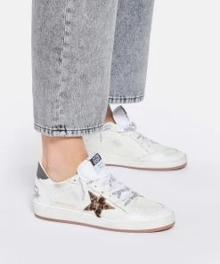 Golden Goose Baskets Ball Star Cuir Beige Léopard -Golden Goose-boutique golde look20221220 10