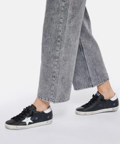 Golden Goose Baskets Superstar Cuir Noir Blanc -Golden Goose-boutique golde look20221220 25