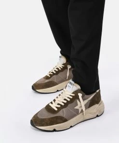 Golden Goose Baskets Homme Running Sole Cuir Vert Olive 12 Golden Goose Baskets Homme Running Sole Cuir Vert Olive -Golden Goose-boutique golde look20230116 116