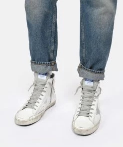 Golden Goose Baskets Homme Francy Cuir Blanc Argenté 12 Golden Goose Baskets Homme Francy Cuir Blanc Argenté -Golden Goose-boutique golde look20230116 216