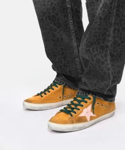 Golden Goose Baskets Homme Superstar Cuir Suédé Orange Blanc -Golden Goose-boutique golde look20230116 251
