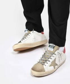 Golden Goose Baskets Homme Superstar Cuir Blanc Taupe Rouge 13 Golden Goose Baskets Homme Superstar Cuir Blanc Taupe Rouge -Golden Goose-boutique golde look20230116 279