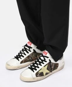 Golden Goose Baskets Homme Superstar Cuir Camouflage Blanc Vert -Golden Goose-boutique golde look20230116 295