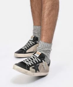 Golden Goose Baskets Homme Superstar Cuir Beige Noir -Golden Goose-boutique golde look20230116 327
