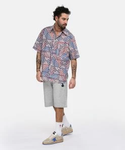 Golden Goose Baskets Homme Ball Star Cuir Gris Bleu -Golden Goose-boutique golde look20230116 352