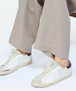 Golden Goose Baskets Superstar Cuir Blanc Noir -Golden Goose-boutique golde look20230131 86