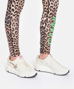 Golden Goose Baskets Running Cuir Blanc Taupe Argenté -Golden Goose-boutique golde look20230203 289