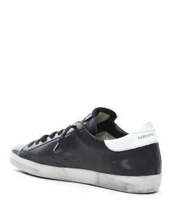 Golden Goose Baskets Homme Superstar Cuir Noir Blanc -Golden Goose-boutique golde25921 pck20200610 3
