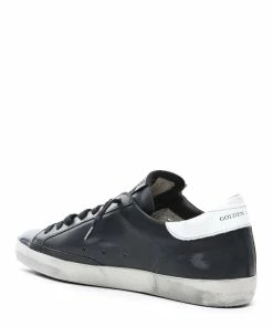 Golden Goose Baskets Superstar Cuir Noir Blanc -Golden Goose-boutique golde25921 pck20200610 3 1